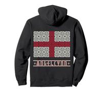 England Flag as Viking or Anglo Saxon Celtic Art Pullover Hoodie