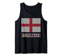 England Flag as Viking or Anglo Saxon Celtic Art Tank Top