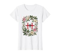 England Flag Butterfly British Isles UK T-Shirt