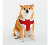 England Flag Dog Bandana for Small Medium Large Dogs, Cat Dogs Kerchief Triangle Bibs Scarf for Girl Or Boy