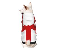 England Flag Dog Hoodie - Soft & Breathable Pet Clothes for Small Dogs,Suitable for Small Pets