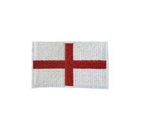 England Flag Embroidery Patch Iron on or Sew on Embroidered Motif Transfer English Flag Saint George's Cross