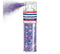 England Flag Glitter Spray - Red White Blue Hair & Body Shimmer, Union Jack Face Paint, Quick Dry Non-Sticky, Football Fan Festival Makeup, Kids Party Spar-kle