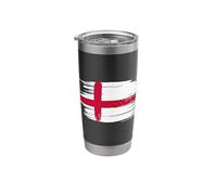 England Flag Jamaica Pride Roots Vintage Gift Stainless Steel Insulated Tumbler