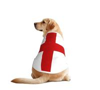 England Flag Pet T-Shirts for Dogs-Dog Clothes for Large and Medium Dogs, Comfortable Dog Shirts, Perfect for Daily Wear