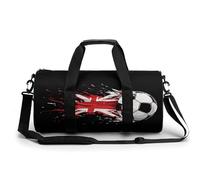 England Flag Soccer Gym Bag Travel Duffel for Men Women