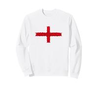 England Flag St George Cross Graphic Art Sweatshirt