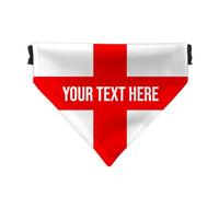 England Flag St George - Custom Personalised Dog Bandana - 4 (L)