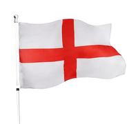 England Flag St George's Day Fancy Dress Decoration - Pack of 1 - English Large Flag with Grommets Approx 5 Ft x 3 Ft - Football, Rugby - Sporting Events, Street Parties, Festivals and Celebrations