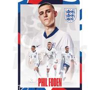 England Foden 24/25 Action Poster
