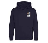 England Football Cool Bunny Frame Kids Hoodie - Navy / 7-8 years