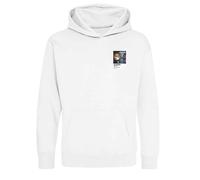 England Football Cool Bunny Frame Kids Hoodie - White / 5-6 years