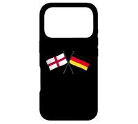 England Germany Crossed Flags English German Friendship Case for iPhone 17 Pro