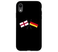 England Germany Crossed Flags English German Friendship Case for iPhone XR