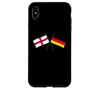 England Germany Crossed Flags English German Friendship Case for iPhone XS Max