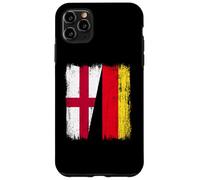 England Germany Half Flag English German Heritage Case for iPhone 11 Pro Max