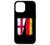 England Germany Half Flag English German Heritage Case for iPhone 12 Pro Max
