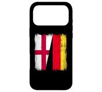 England Germany Half Flag English German Heritage Case for iPhone 17 Pro Max