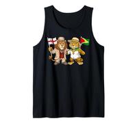 England Guyana Flag English UK Guyanese Roots British Tank Top