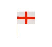 England Hand-held Waving Flag - 11.5 x 18 Inches / 30 x 45cm