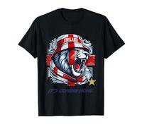 England It's Coming Home Lion Roar Euro Football Lioness T-Shirt