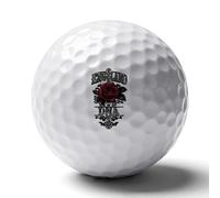 England It's in My DNAs Rose Flag Golf Balls Rubber Practice for Training for Backyard Beginner
