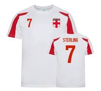 England Junior Sports Training Jersey - Sterling 7 in White | Size: 5-6 Years England White 5-6 Years