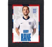 England Kane 24/25 Home Headshot Poster A4 Framed