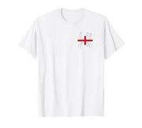 England Knife and Axe Symbol Joan of Union Jack T-Shirt