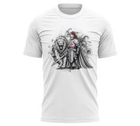 England Knight & Lion Mens T Shirt - St Georges Cross Design - English Pride Tee for Him - British Heritage Top - Patriotic Great Britain Gift, XL, White
