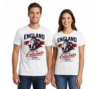 England Lion Graphic Supporter Shirt 2026 Come On England Gift Unisex S