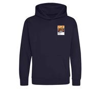 England Lion Icon Frame Kids Hoodie - Navy / 12-13 years