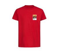 England Lion Icon Frame Kids T-Shirt - Red / 9-11 years