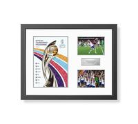 England Lionesses Women's Euro 2025 Final Winners Programme Framed Display