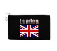 England London Big Ben Portable Canvas Coin Purse Fashion Pencil Case Travel Makeup Bag