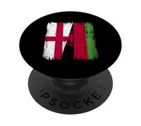 England Malawi Half Flag English Malawian Jersey PopSockets Adhesive PopGrip