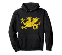 England Medieval Britain Ancient Dragon Wessex Wyvern Anglo Pullover Hoodie