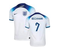 England Men's 2022-23 Home Shirt - Beckham 7 in White | Size: XL England White XL