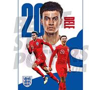 England Men's Dele Alli A2 Football Poster/Print/Wall Art - Officially Licensed Product - Available in Sizes A3 & A2 (A2) ,1920-11007-2