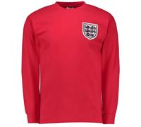 England Men's Mens Score Draw 1966 Away No6 Shirt in Red | Size: Small England Red S