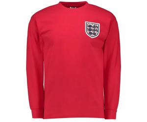 England Men's Mens Score Draw 1966 Away No6 Shirt in Red | Size: Small England Red S