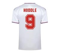 England Men's Mens Score Draw World Cup 1982 Home Shirt - Hoddle 9 in White | Size: XL England White XL