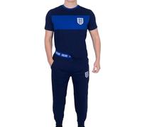 England Men's Pyjamas Official Premium Loungewear Set Navy Blue Size Medium