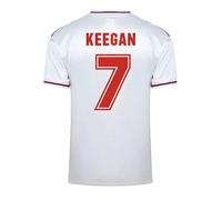England Men's Score Draw World Cup 1982 Home Shirt - Kevin Keegan in White | Size: Large England White L