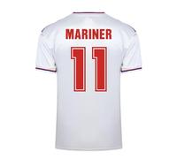 England Men's Score Draw World Cup 1982 Home Shirt - Mariner in White | Size: Large England White L