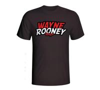 England Men's Wayne Rooney Comic Book T-Shirt in Black | Size: 2XL England Black 2XL