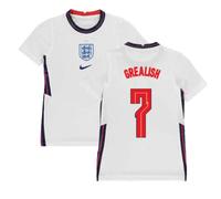 England Nike Home Football Shirt 2020-21 - Jack Grealish in White | Size: Medium England White M
