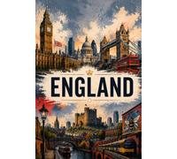 England Notebook | Version 1: White Cover - Size (6 x 9 inches) 100 Pages