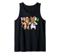 England Pakistan Flag English UK Pakistani Roots British Tank Top