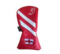 England Patriot Red 3 Wood Fairway Headcover by Asbri Golf.